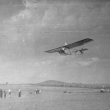 Pov�le�n� l�t�n� 1946.�K-38.Start pomoc� gumov�ho lana.
